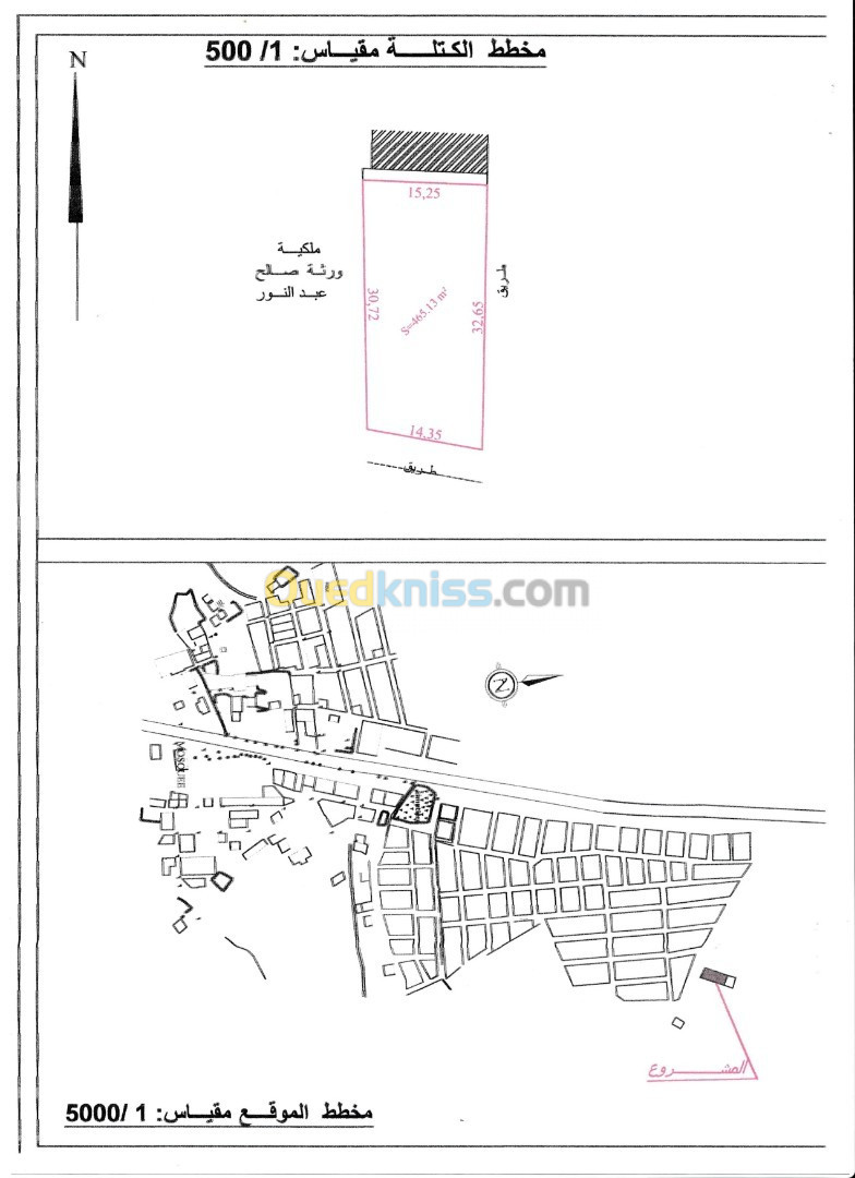 Vente Terrain Tlemcen Souahlia