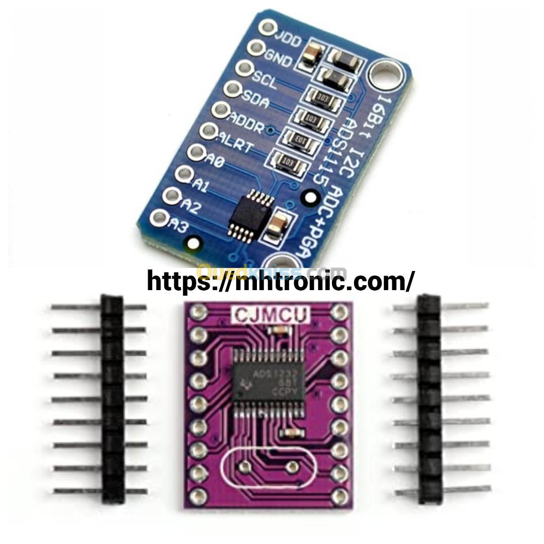 Arduino - Convertisseurs analogique-numérique ADS1232 & ADS1115