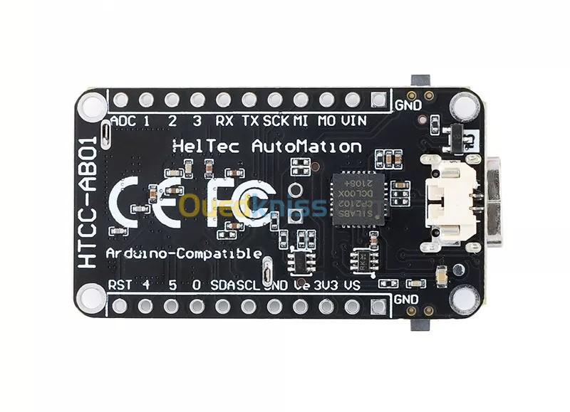 Carte de développement Arduino Heltec CubeCell HTCC-AB01 LoRa 433 MHz