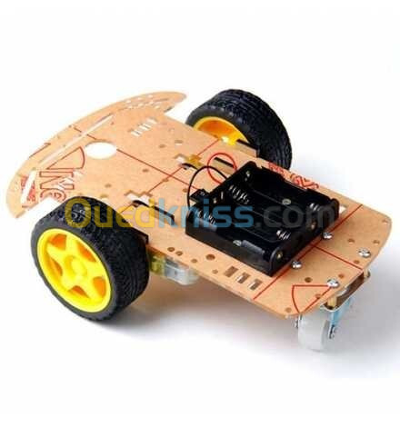 Arduino - Kits châssis de voiture robotisée intelligente 2 roues / 2 roues à double pont / 4 roues 