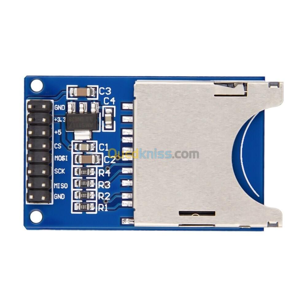 Arduino - différents types adaptateur de carte MicroSD.