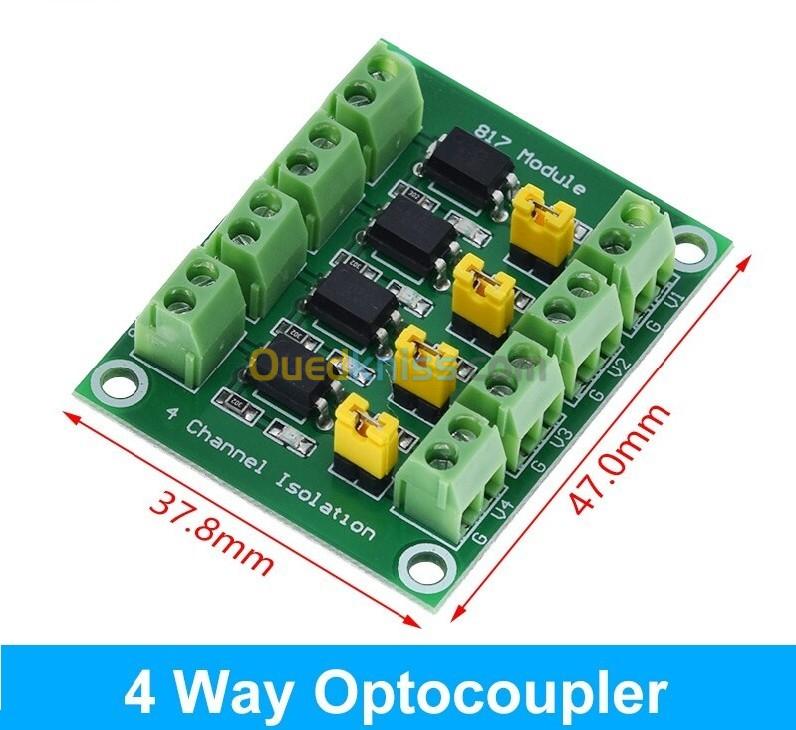 Optocoupleur 2 Voies 4 Canaux PC817 Arduino 