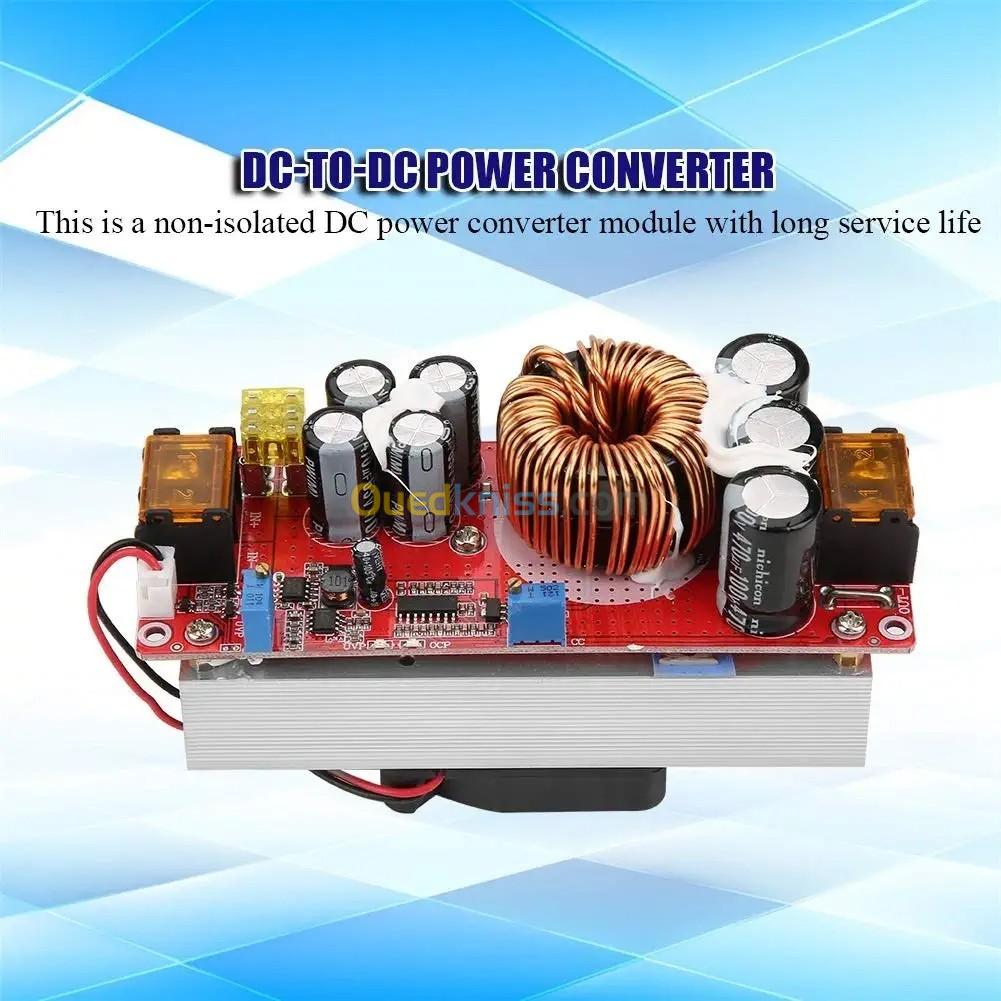 1500W 30A Convertisseur élévateur de tension continu-continu  Boost，Convertisseur Module D'alimentation Élévateur En CC-CC de 10 à 60V à  12-97V