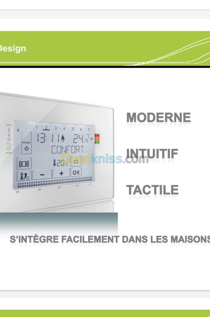 Thermostat d'ambiance programmable Somfy 
