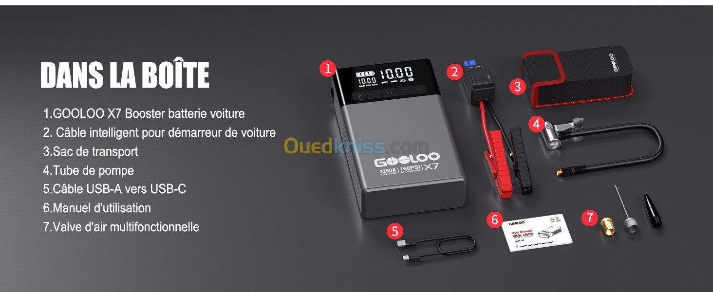 Booster Batterie Voiture GOOLOO 