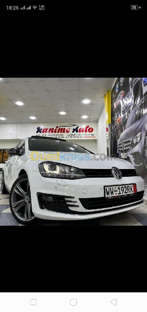 Volkswagen Golf 7 2017 Carat plus