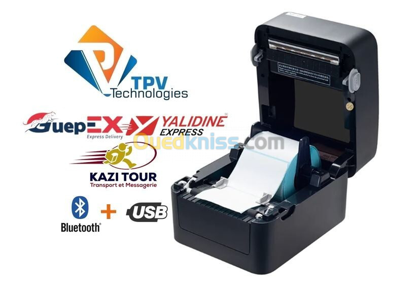 IMPRIMANTE CODE A BARRE XPRINTER XP-410B USB / BT 