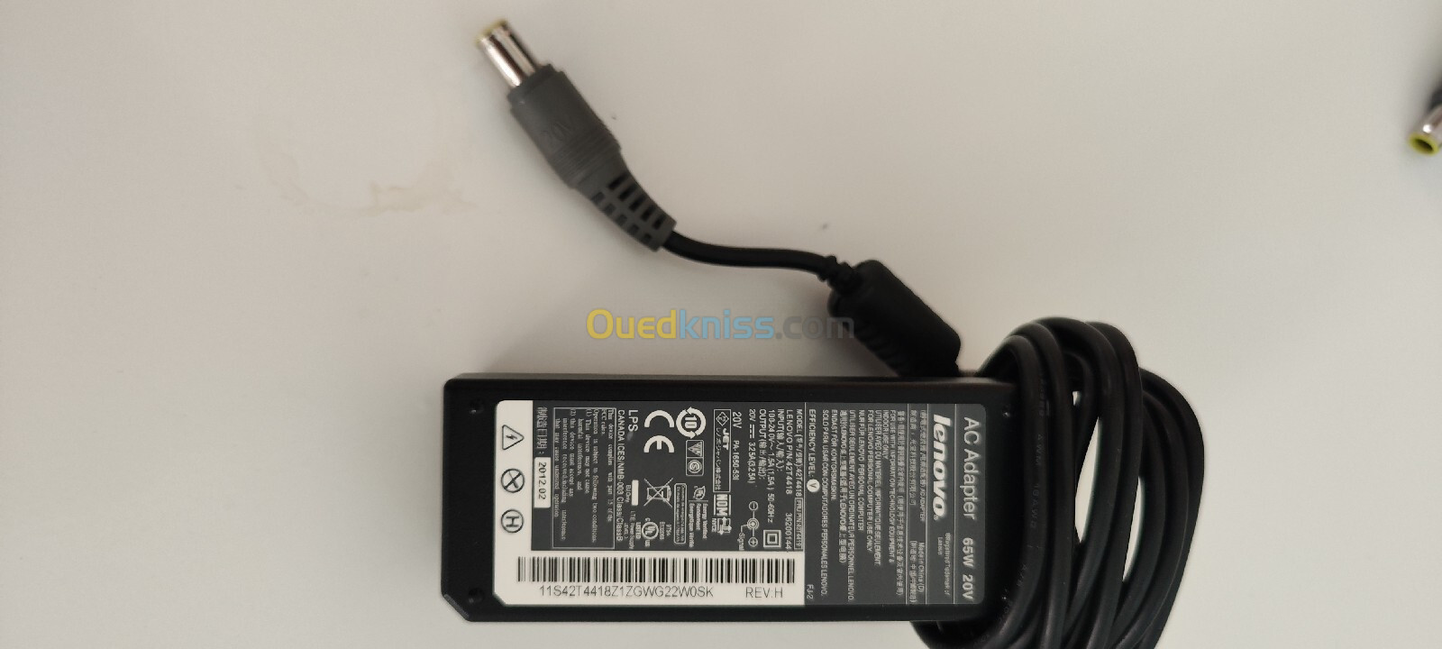 Chargeur Lenovo 65W original 