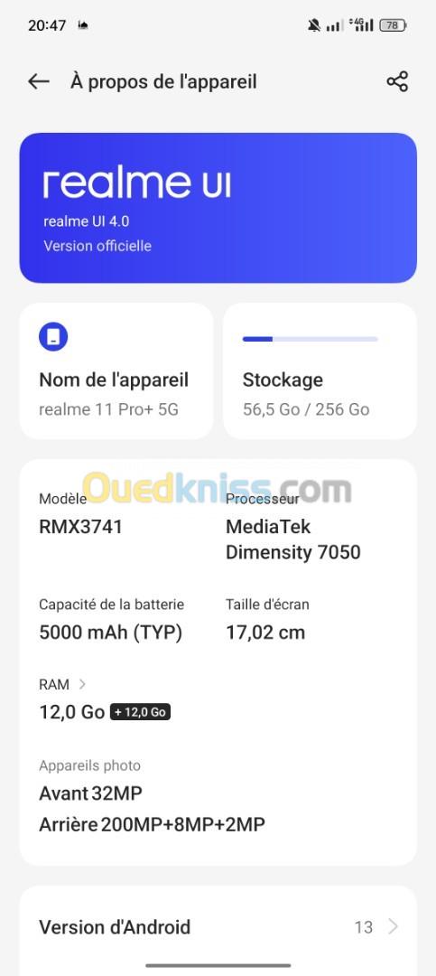 Realme realme 11pro plus