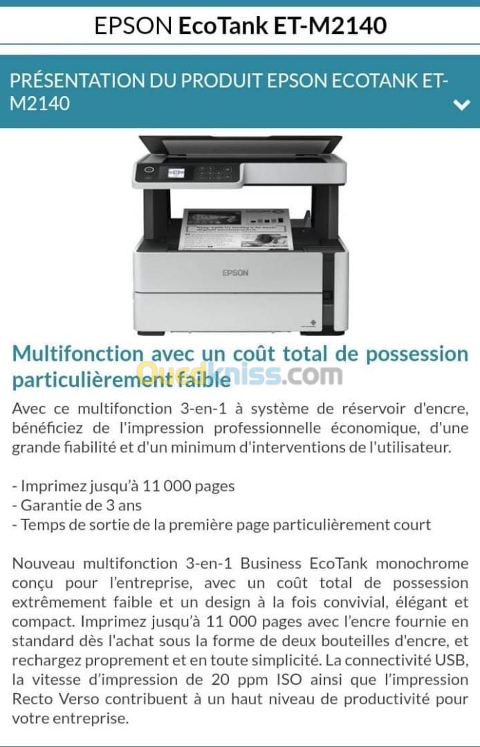 Imprimante Epson Monochrome 