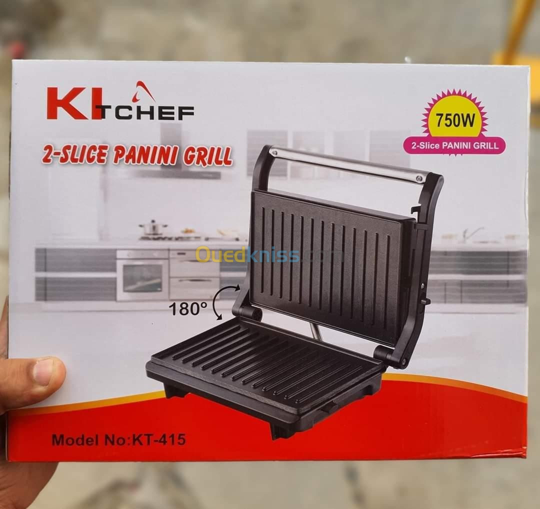 KitChef- Grille panineuse 2en1 750watt KT-415 - livraison 58 wilayas