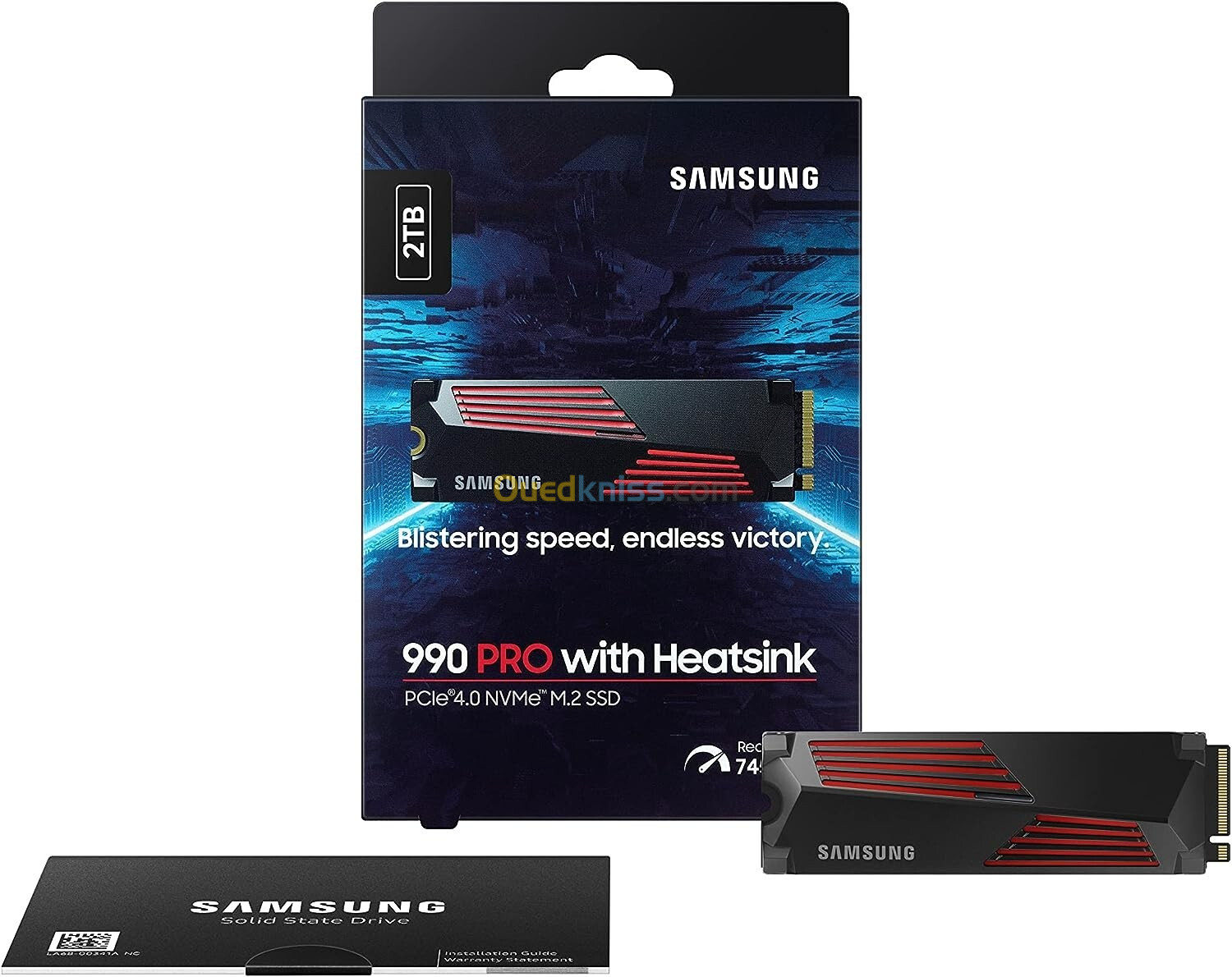  Samsung SSD 990 PRO 2TB PCIE 4.0X4 NVME avec Heatsink -- promotion