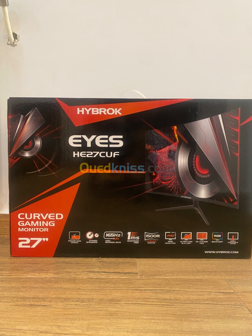 Écran hybrok curved 27p 165hz