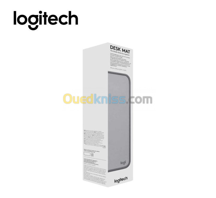 Logitech desk mat - studio series | 300 x 700mm | light grey pad mouse|