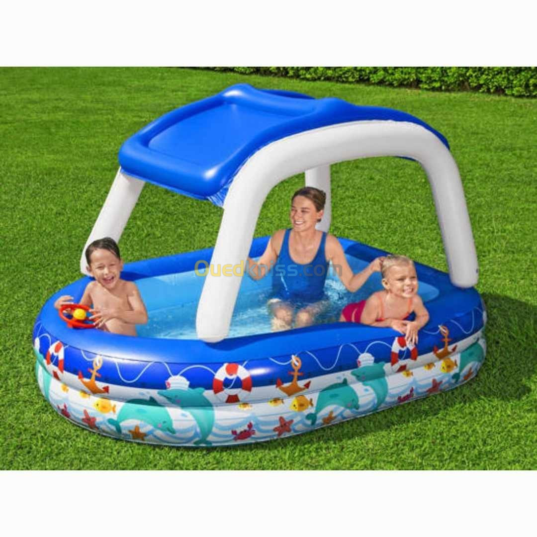 Piscine Gonflable avec auvent Bestway 2m13 X 1m55 X 1m32