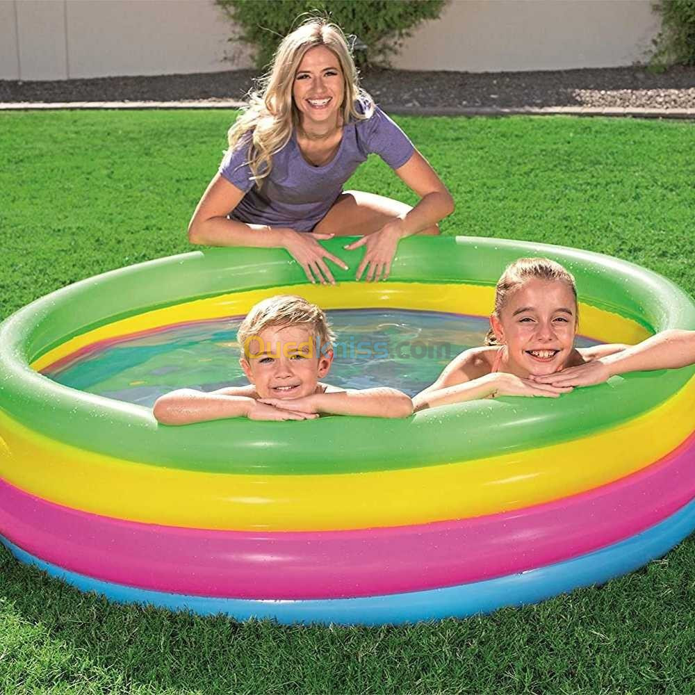 Piscine gonflable ronde Arc En Ciel Bestway 157cm X 46cm