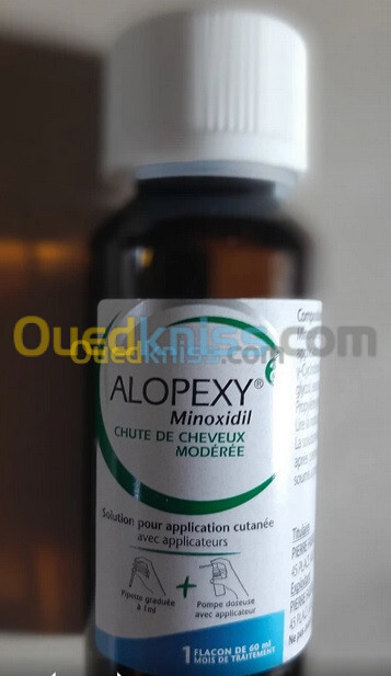 médicament "ALOPEXY Minoxidil 2%" pour la chute des cheveux