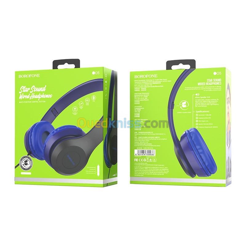 Wired headphones BO5 Star sound