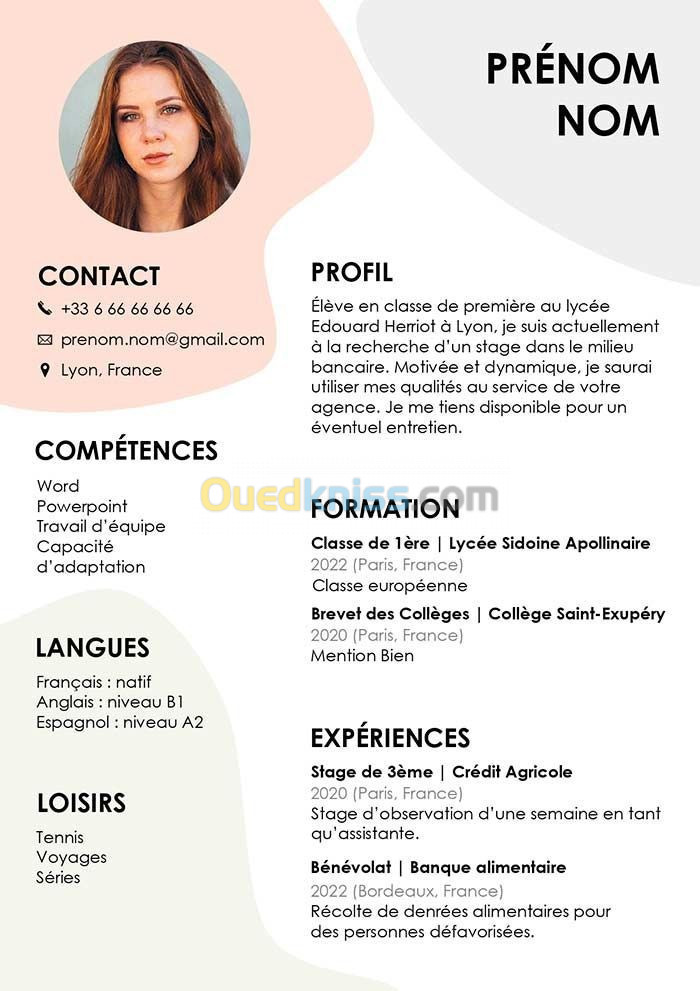 Création de CV 