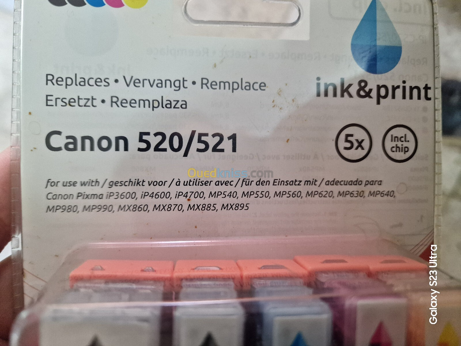 Canon cli 520 521