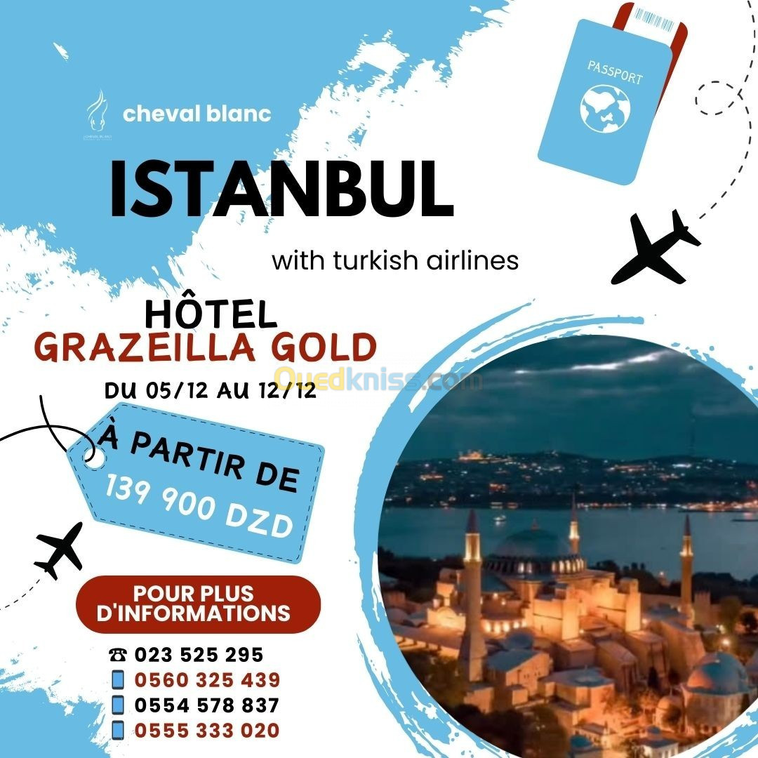 Big Promo voyage organisé istanbul 05 Décembre