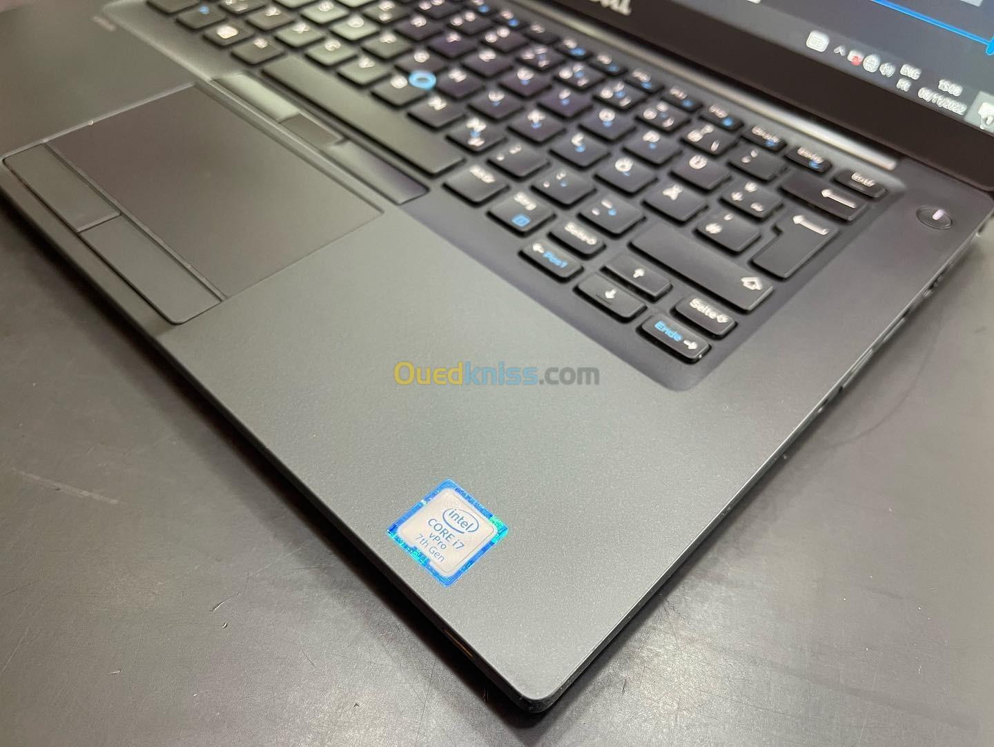 DELL LATITUDE 7480 Intel Core i7-7600U 4 Mo de cache, jusqu'à 3,9 GHz RAM 8GB 500GB SSD 14" 