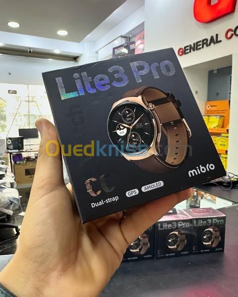 Smartwatch  Mibro Lite 3 Pro  Ecran AMOLED / GPS  Double bracelet 