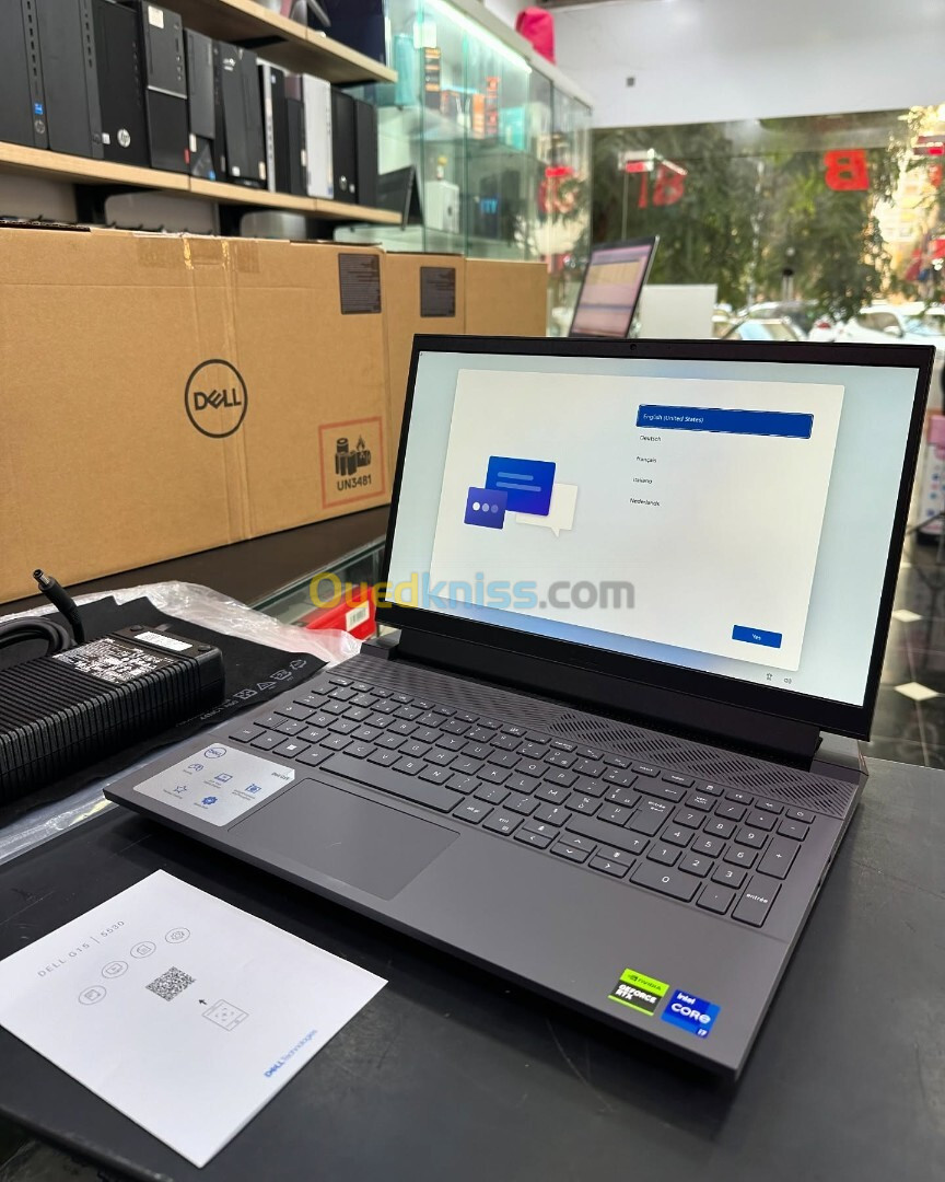 DELL G15 5530 Intel Core i7-13650HX à 4,90 GHz 16GB 1TB SSD 15.6 FULL HD+ 165Hz  RTX 4060 8GB GDDR6 