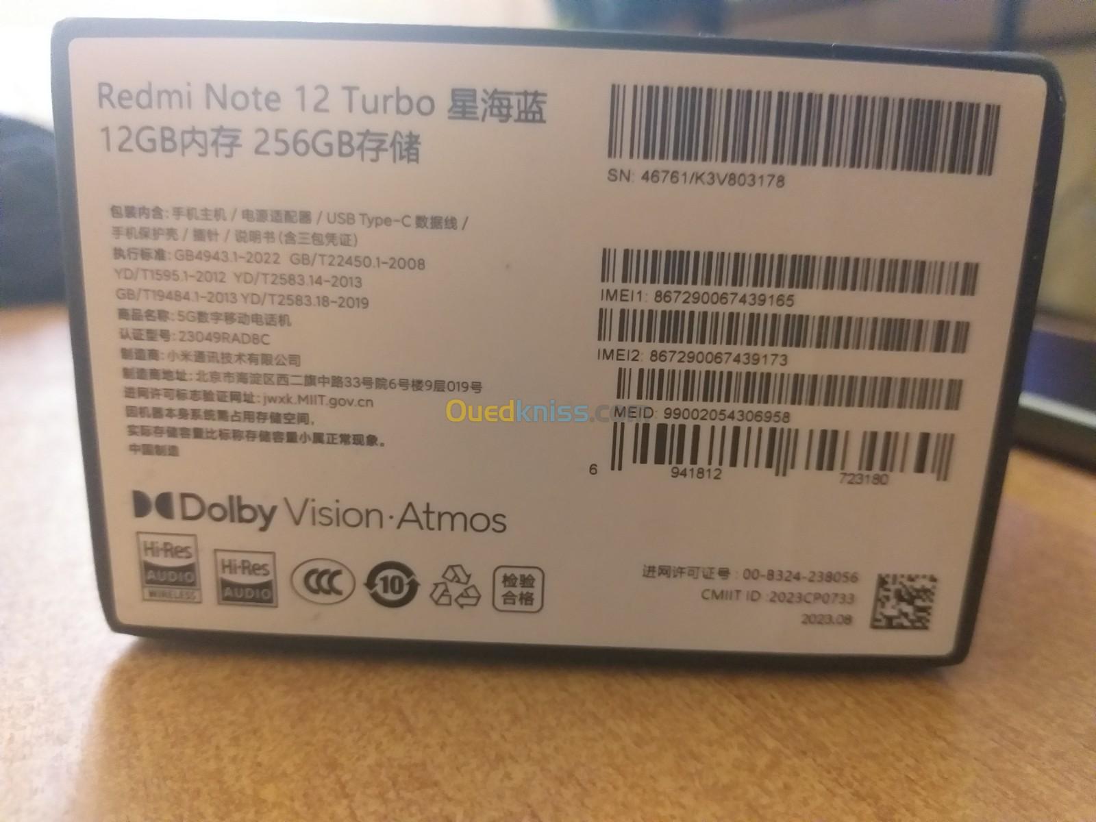 Xiaomi Note 12 Turbo (POCO F5)