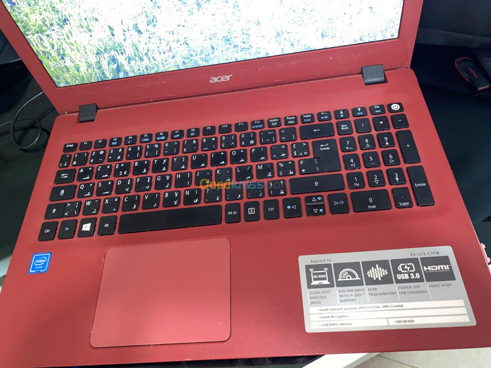 PC portable ACER ASPIRE E 15 très bon état 9,5/10