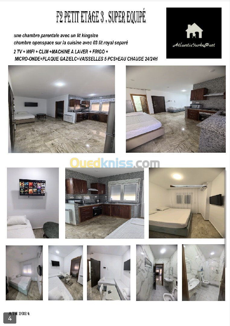 Location Appartement F2 Oran Bir el djir