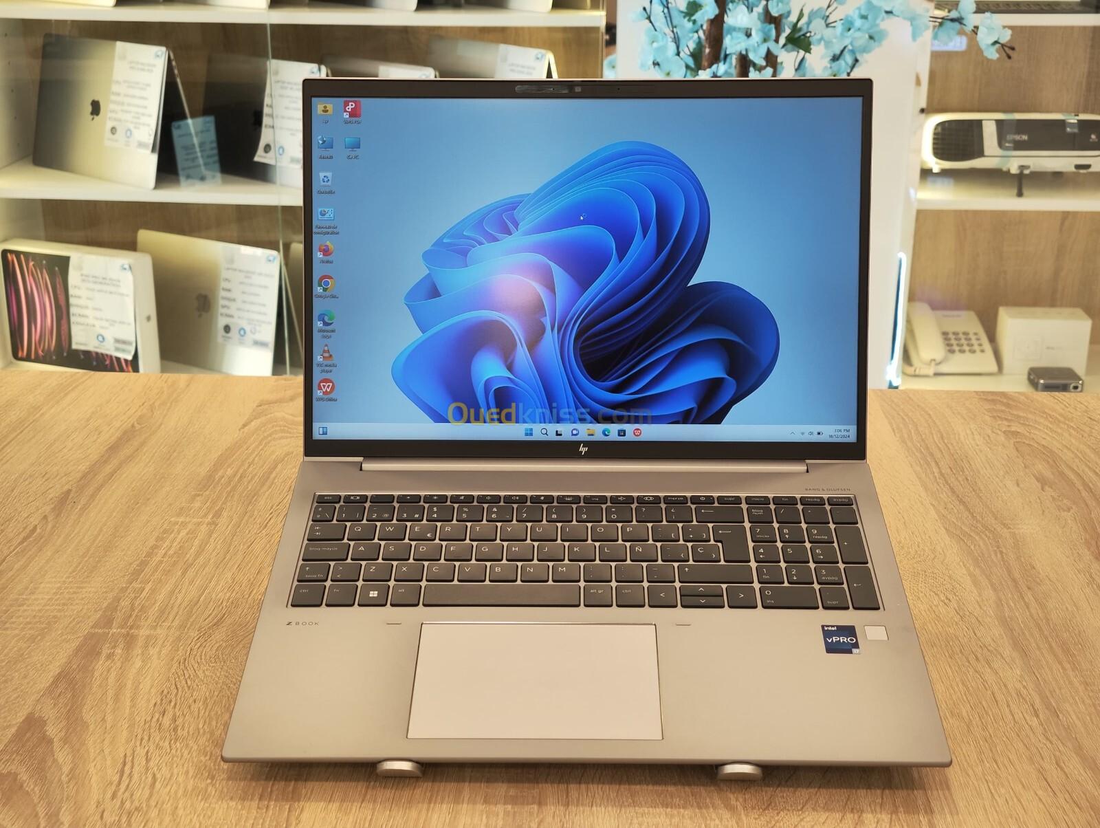 STATION MOBILE HP ZBOOK FIREFLY-16 G9  i7-1265U 32Go DDR5 512GB NVMe T550 4GB 16" FHD+ IPS WIN 11