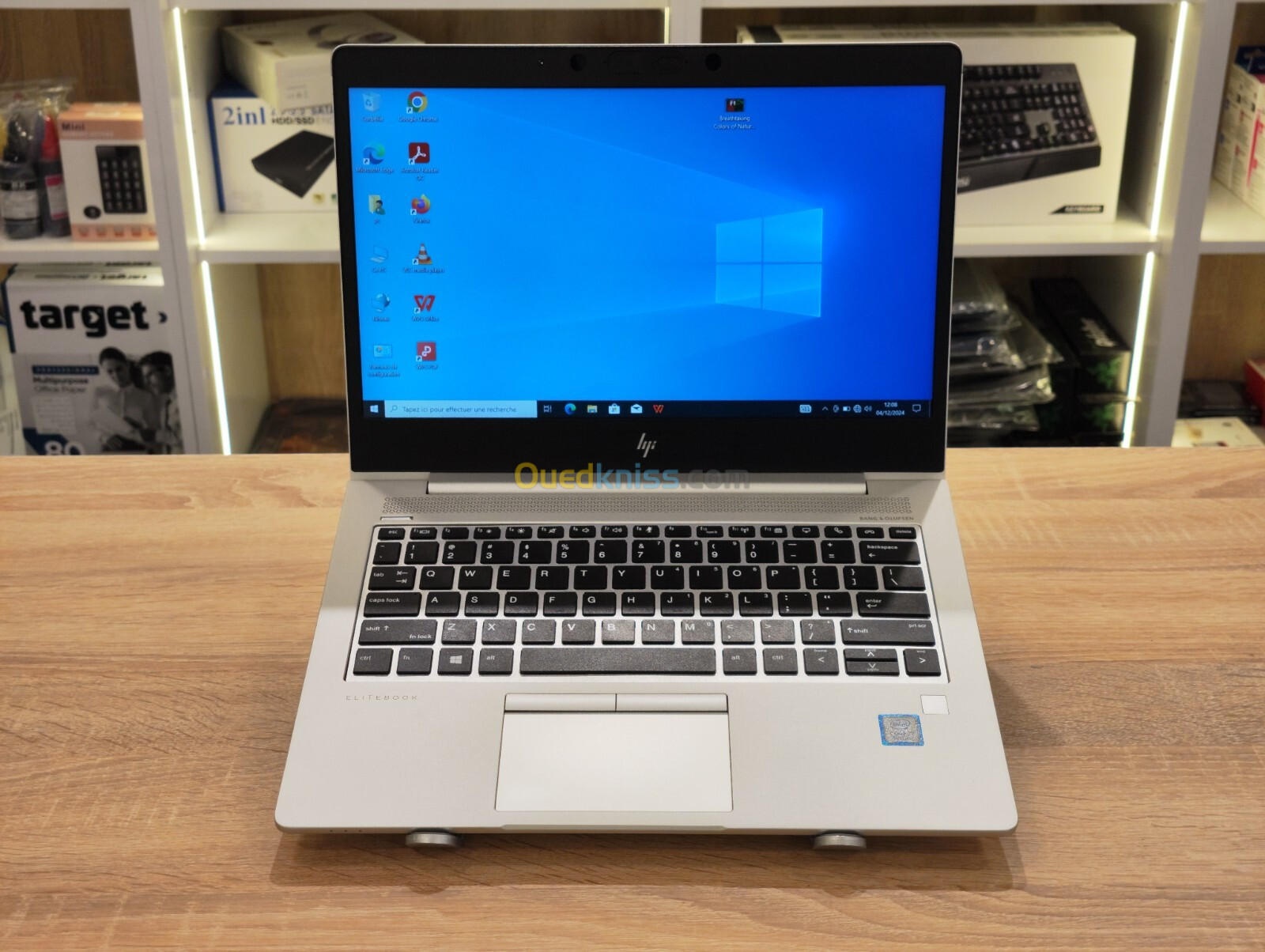 HP ELITEBOOK 830 G5 I7-8550U 16Go 256GB NVMe 13.3" FHD IPS WIN 10