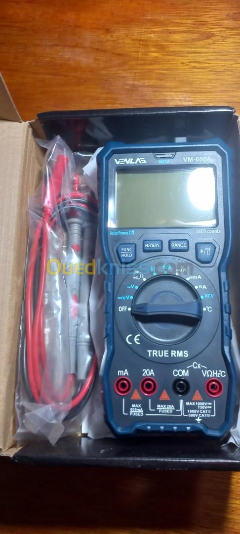 TRMS Large Au-to Digital Multimeter Auto Range 1000V 20A AC DC Ohm Hz NCV Live Voltage Meter