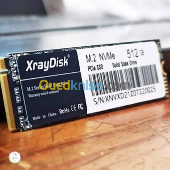 Disque interne XrayDisk M.2 SSD 512 Go PCIe NVME