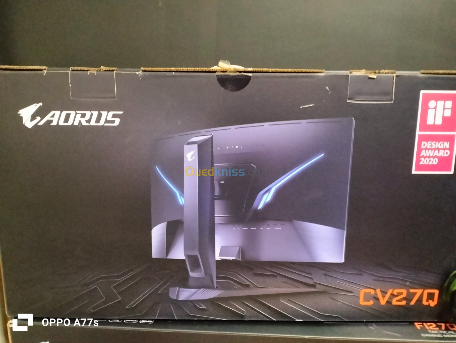 Aorus Cv27q gigabit 2k moniteur 