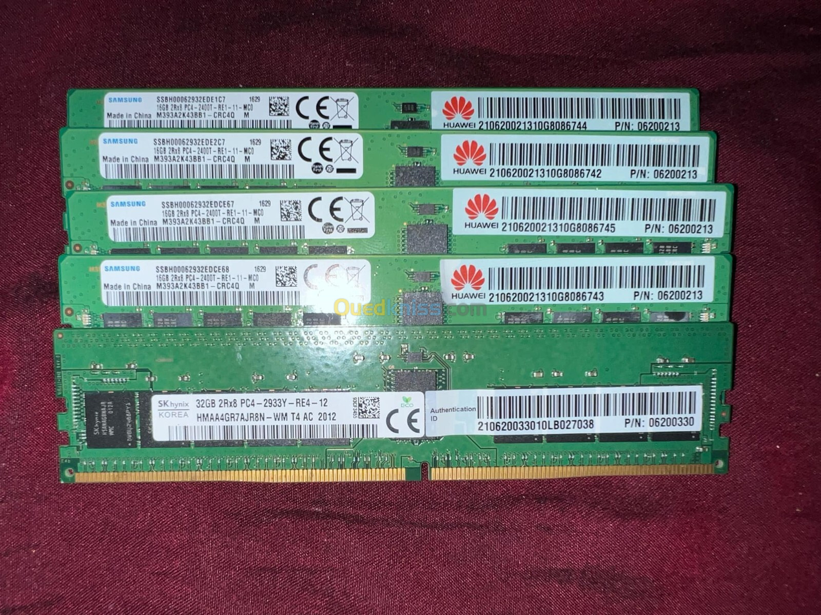 5 ram ddr4 marque samsung