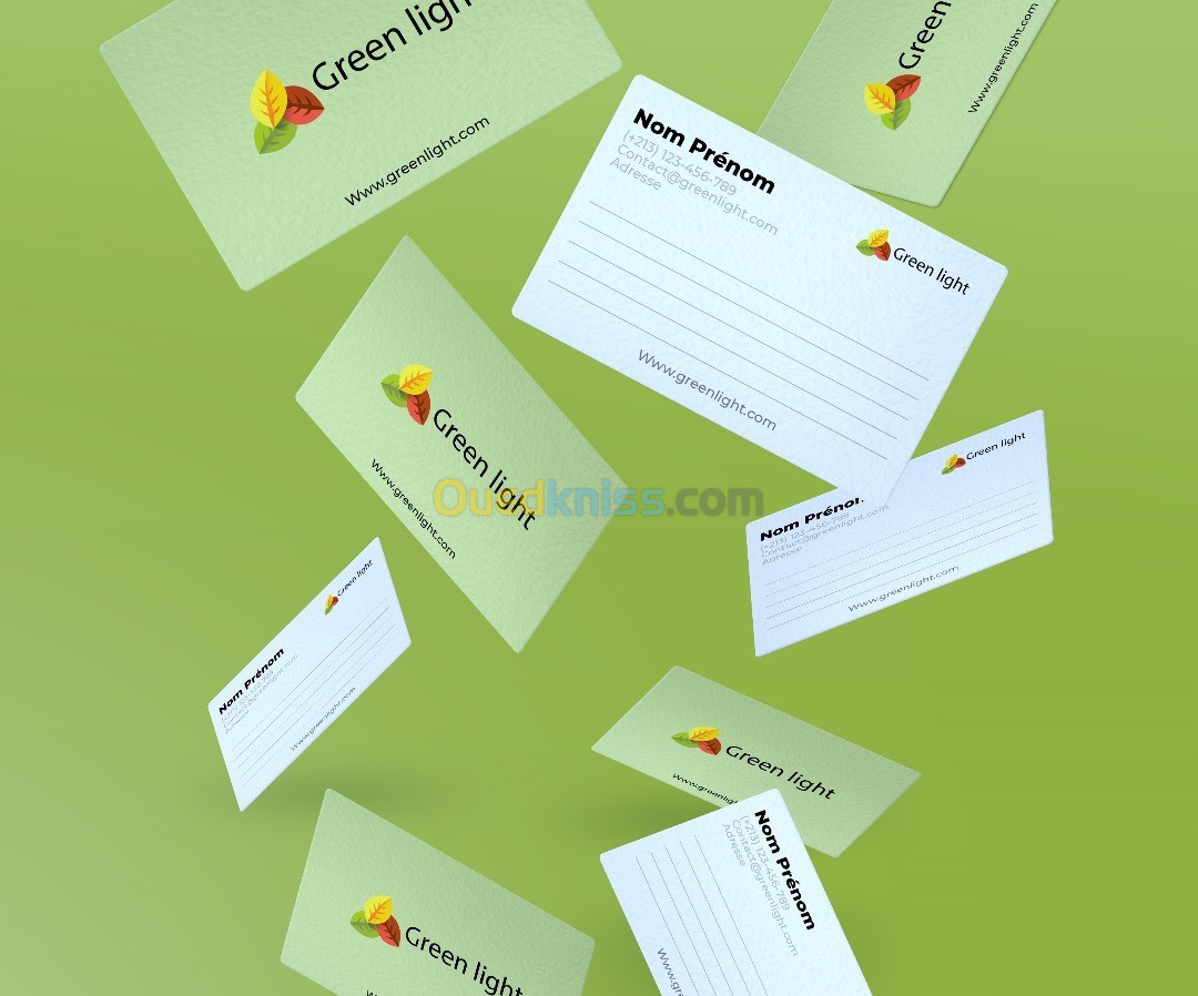 Cartes visites / catalogue / brochure / dépliant / flyers / logo / charte graphique / branding