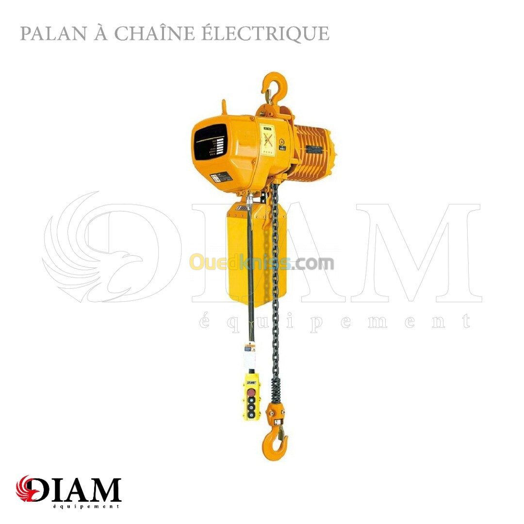 Palan à chaîne électrique 1T, 2T , 3T, 5T