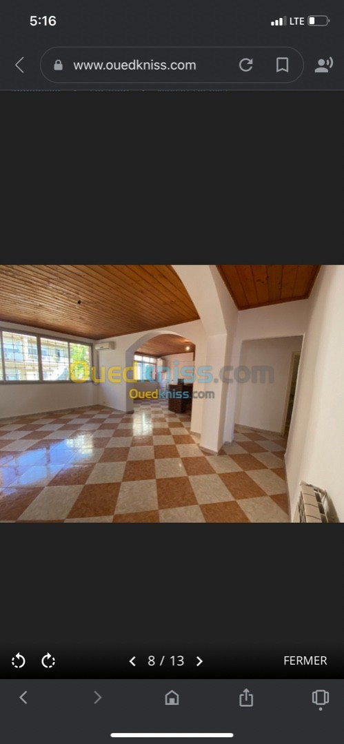 Rent Villa floor F5 Algiers Said hamdine