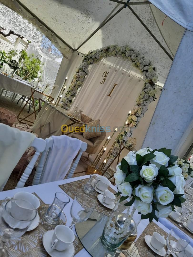 Location de matériels de décorations (mariages anniversaires fiançailles Saint-Valentin)