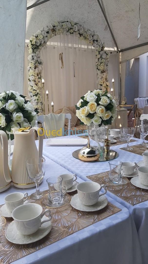 Location de matériels de décorations (mariages anniversaires fiançailles Saint-Valentin)