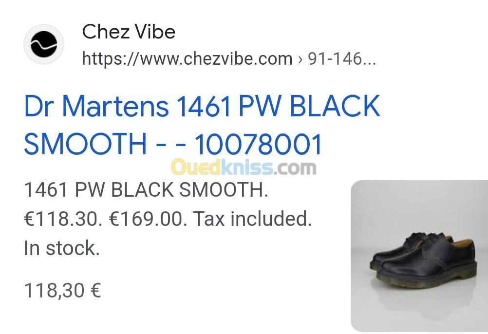 Doc Martens 1461 PW ( Chaussure de Luxe) pointure 43 venu de France état comme neuf 