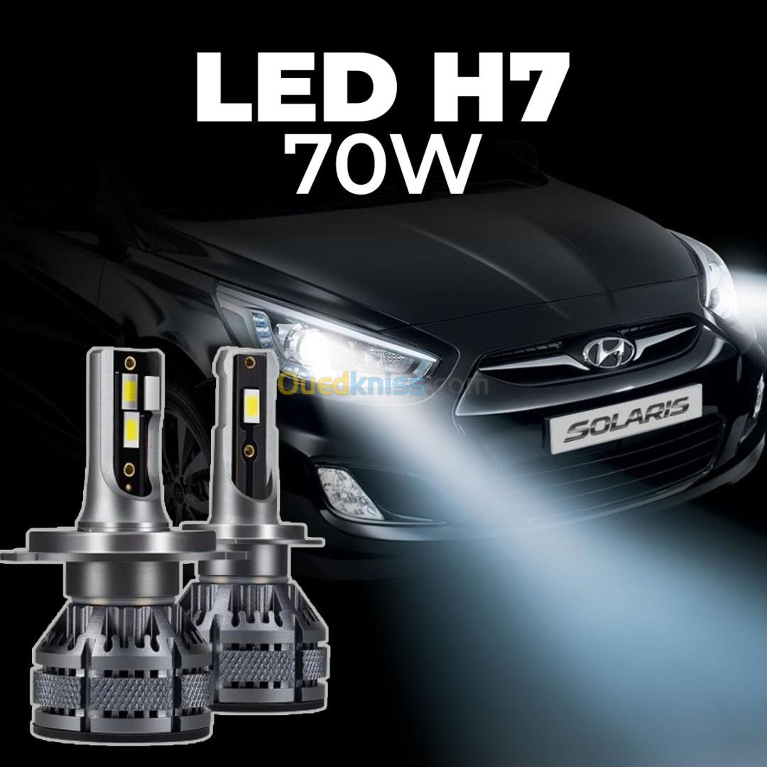 Ampoules LED Voiture H7 70W (Dacia/Renault/Peogeut/Hyundai/VW/Toyota..