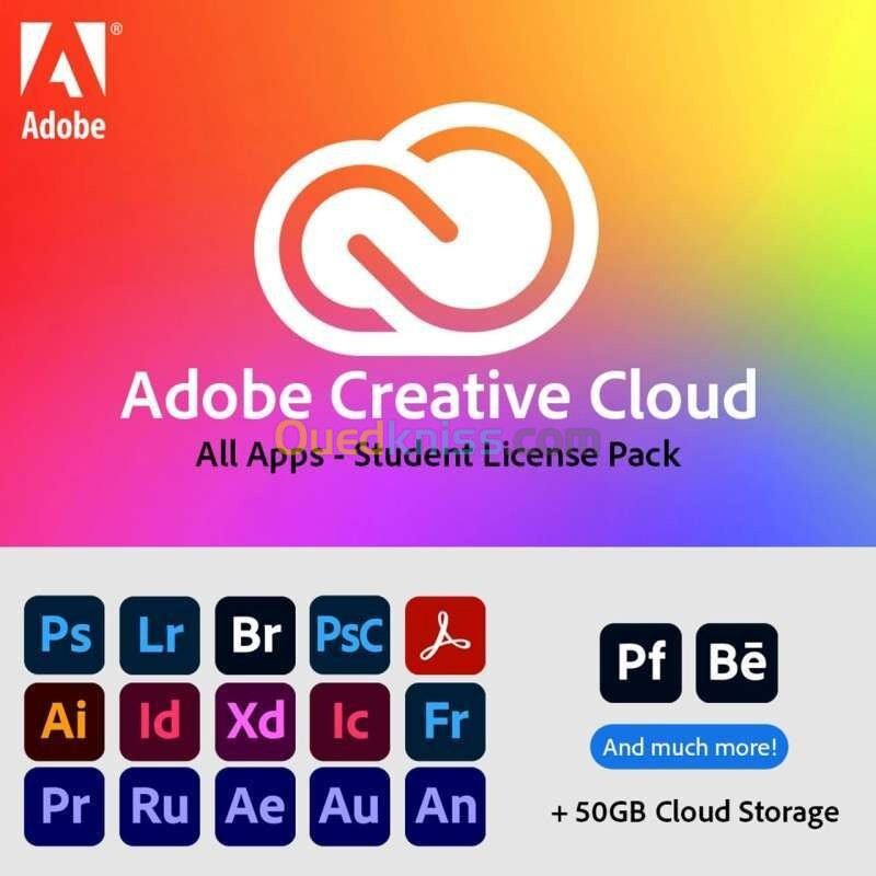 Abonnement Adobe Creative Cloud Officiel