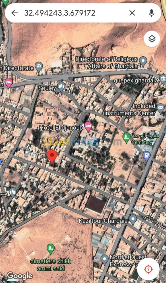 Vente Terrain Ghardaïa Ghardaia