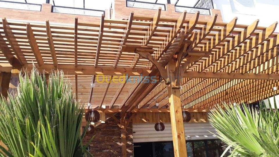 pergola et tinda en bois