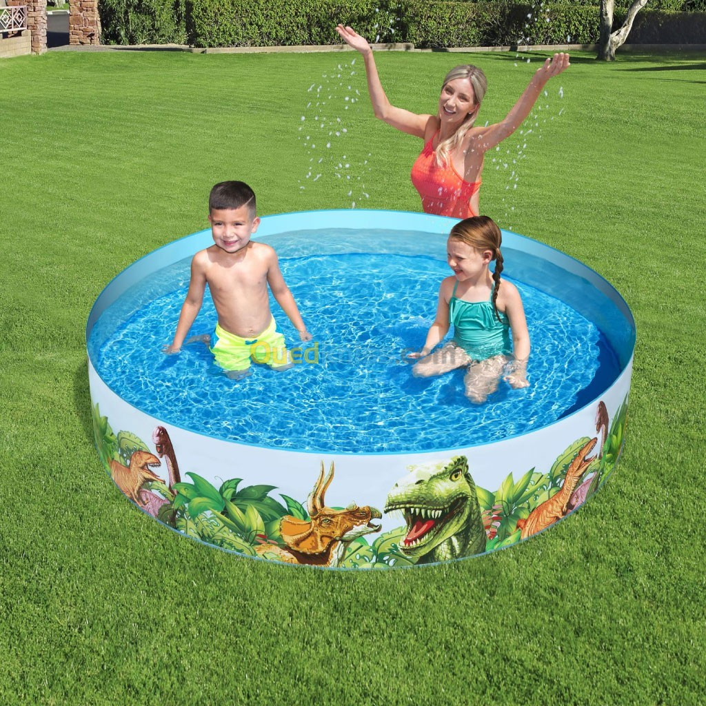 Piscine AquariumRonde en Vinyle et PVC Transparente Pour Enfants 183x38cm#55030