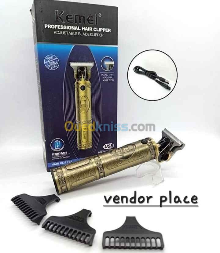 Tendeuse a cheveux Rechargeable Finition 0 kemei km-700B - Hanoutdz