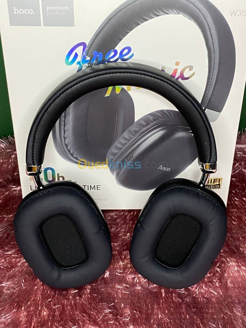 Casque HOCO W35 Originale ربعين ساعة بطارية 